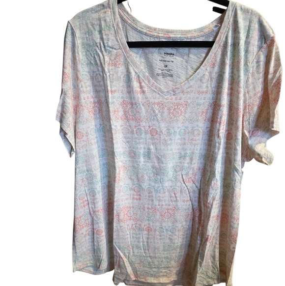 3X 3-tee Set, Sonoma Graphic Short Sleeve Tees - Light Blue, Dark Blue, - Picture 4 of 7